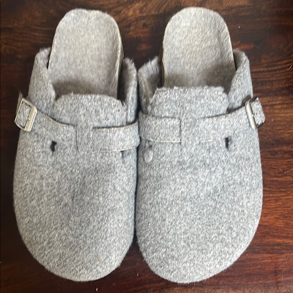 GAP Cozy Clogs,  Gray Wool Footwear